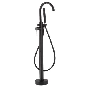 Luxury Freestanding Bath Shower Mixer in Matt Black