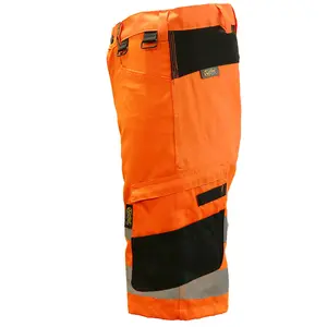 Slim Fit Stretch Hi-Vis Shorts With Removable Holster Pockets