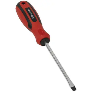 Premium Slotted Screwdriver 5 x 100mm with Soft Grip Handle