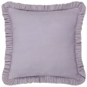 furn. Hettie Embroidered Velvet Feather Rich Cushion