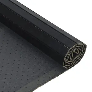 Rug Rectangular Black 100x300 cm Bamboo