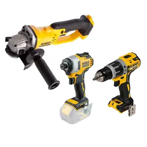 Dewalt DCK383 18v XR Brushless DCD796 Drill DCF887 Impact DCG412 Grinder Bare