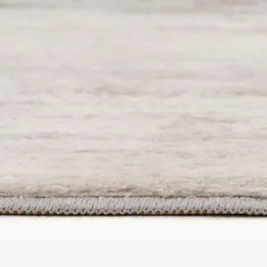 Neutral Beige Grey Geo Wabi Sabi Retro Runner Rug 60x240cm