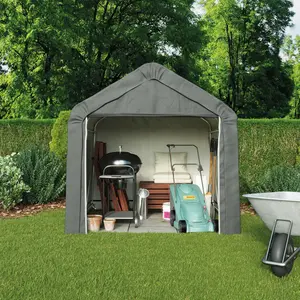 6ft. W x 6ft. D Polyethylene Apex Garage Shed