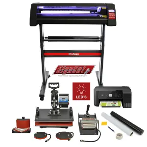 Vinyl Cutter Plotter Machine LED Lights 5 in 1 Starter Bundle