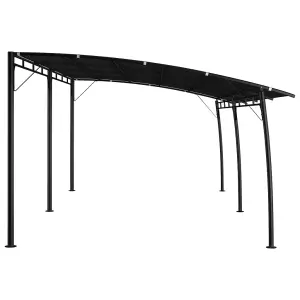 Berkfield Garden Sunshade Awning 6x3x2.55 m Anthracite