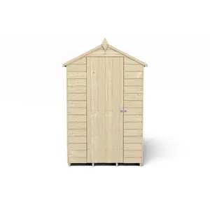 4 ft. W x 6 ft. D Solid Wood Garden Shed