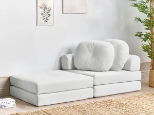 Beliani Modern Sofa Bed OLDEN Off-White