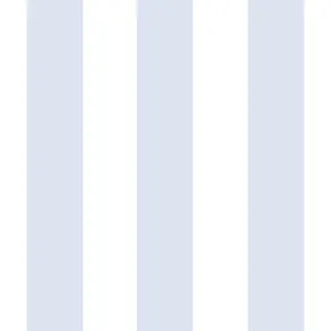 Sassy B Blue Stripe Mica effect Wallpaper