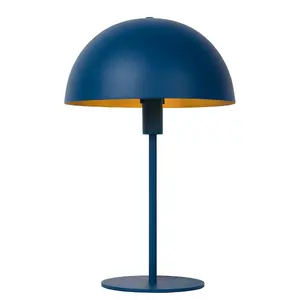 Lucide Siemon Modern Table Lamp 25cm - 1xE14 - Blue