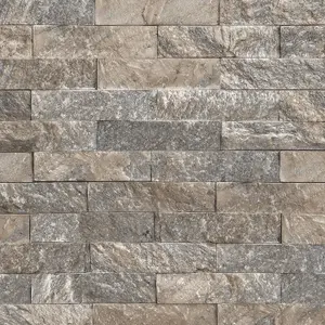 Galerie Kitchen Style 3 Grey Brown Slate Bricks Smooth Wallpaper