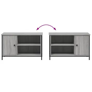 Berkfield TV Cabinet Grey Sonoma 80x40x50 cm Engineered Wood