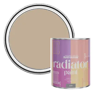 Rust-Oleum Salted Caramel Satin Radiator Paint 750ml