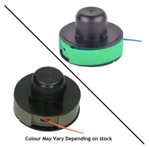 SPARES2GO Line and Spool compatible with Qualcast GGT250 GGT2501 Grass Trimmers Strimmer (6m)