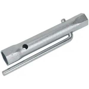 Versatile Long Reach Spark Plug Box Spanner with 17mm and 21mm Sockets