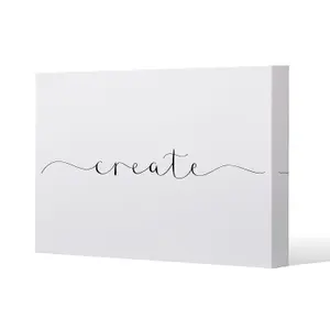 Text Create (Canvas Print) / 77 x 51 x 4cm