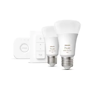 Philips E27 LED Cool white & warm white A60 Non-dimmable Smart lighting starter kit