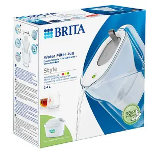 Brita Style Cool Grey Water Filter Jug