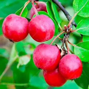 Malus Gorgeous Tree - Crab Apple Tree, Pinkish-White Spring Blossoms, Low Maintenance (5-6ft)