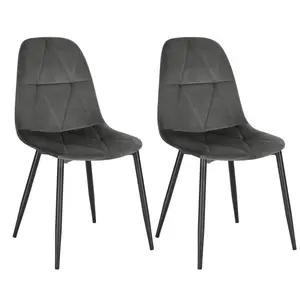 Dilworth dining chair (Set of 2) Dark Grey