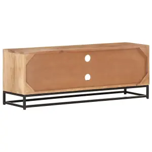 Berkfield TV Cabinet 110x30x40 cm Solid Acacia Wood