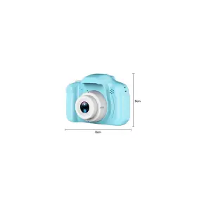 Green Kids Mini Selfie Video Camera Safe Durable Shockproof with Non-toxic Plastic Material