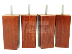 4x REPLACEMENT FURNITURE LEGS SOLID WOOD 110mm HIGH SOFAS CHAIRS SETTEE CABINETS LEGS M8 TSP2055