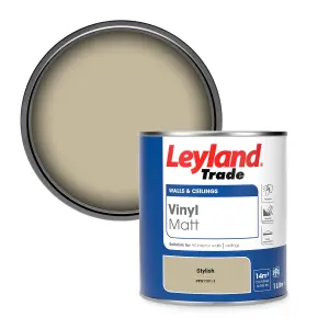 Leyland Trade Vinyl Matt Walls & Ceilings Emulsion Paint Stylish (PPG1101-3) 1L