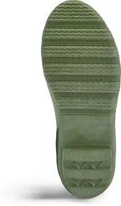 Cotton Traders Ankle Wellington Boots In Green - Size 6