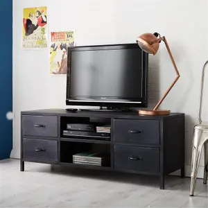 Modern Stylish Metal Iron TV Cabinet