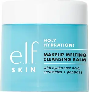 E.L.F. Holy Hydration! Makeup Melting Cleansing Balm, Face Cleanser & Makeup Remover, Infused With Hyaluronic Acid To Hydrate Skin, 2 Oz