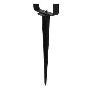 Lucide Taylor Modern Spike Garden Spotlight Outdoor 10cm - 1xGU10 - IP65 - Black