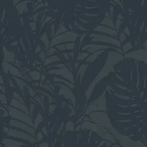 Superfresco Easy Tropical Palm Blue Wallpaper