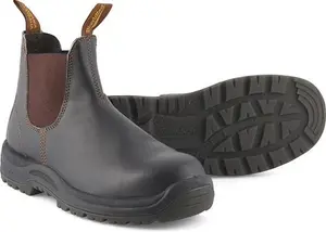 Blundstone 192 Safety Chelsea Boot Stout Brown 11