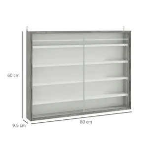 Display Cabinet Grey