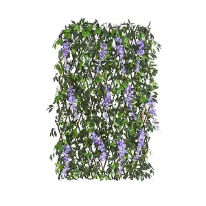 Smart Garden 90cm x 180cm Expanding Wisteria Leaf Trellis Wheelie Bin Screen