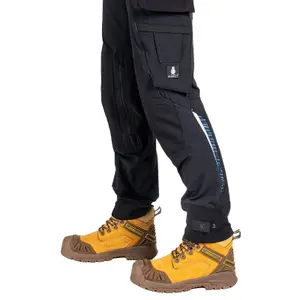 Mascot Advanced Trousers with Holster Pockets and Stretch - Black   (30.5) (Leg Length - Regular)