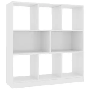 Katara 100cm H x 97.5cm W Standard Bookcase High Gloss White