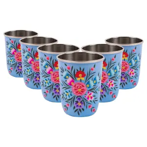 BillyCan - Picnic Tumblers - 300ml  - Ocean Pansy  - Pack of 6