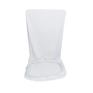 White Universal Dining Spandex Chair Cover, Pack of 1