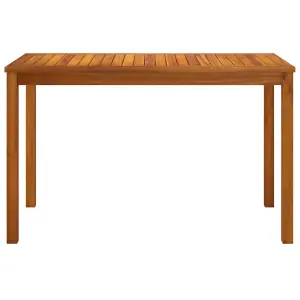 Berkfield Garden Table 110x55x67 cm Solid Wood Acacia