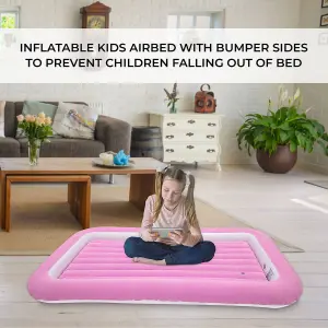 Avenli 85490 Pink Coloured Single Sized Kids Airbed