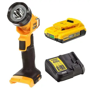 Dewalt DCL040N Cordless 18v XR Light / Torch XR Pivot Head + Battery + Charger