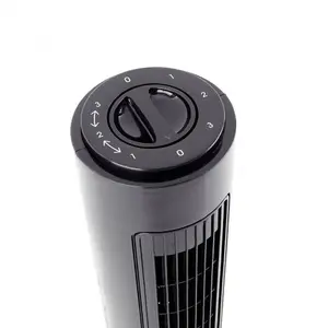 Neo Black 29 inch 3 Speed Oscillating Free Standing Tower Fan