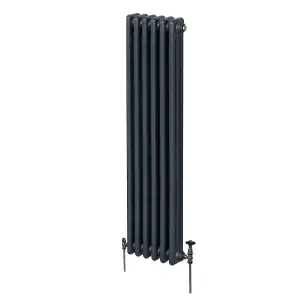 Traditional 3 Column Radiator - 1800 x 292 mm - Anthracite