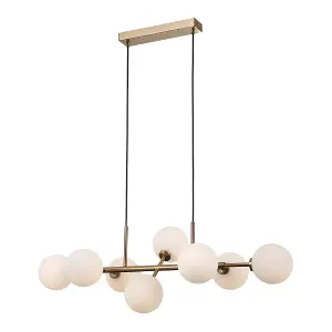 Luminosa Mirellio Classic 8 Light Globe Pendant Ceiling Light, G9