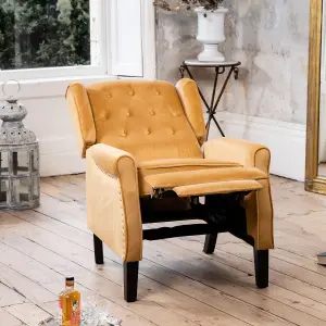 Annapoli Recliner Armchair - Yellow