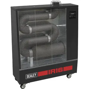 Powerful 16 kW Industrial Infrared Diesel Heater with 50L Tank & Safety Features