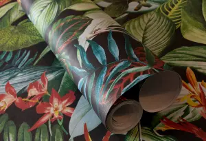 Galerie Tropical Collection Pineapple Kiribati Floral Inspired Wallpaper Roll