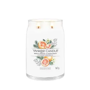 Yankee Candle Signature Large Jar White Spruce & Grapefruit